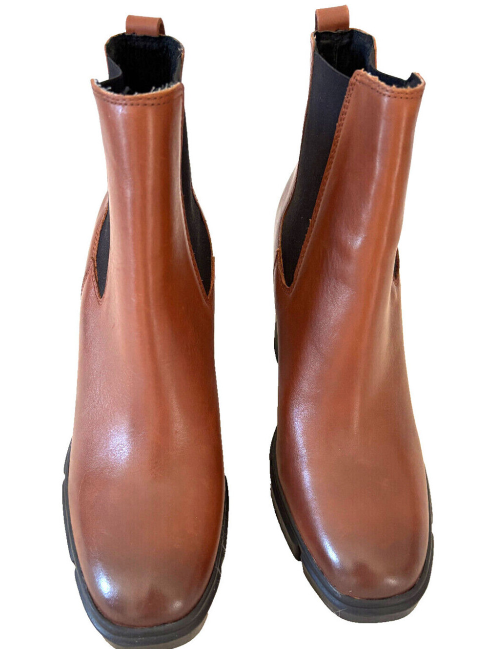Steve Madden Women's Revised Fashion Booties Cognac Size 11M